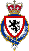 Families of Britain Coat of Arms Badge for: Dowell (Scotland)
