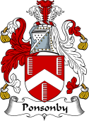 English Coat of Arms for Ponsonby