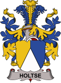Coat of arms used by the Danish family Holste
