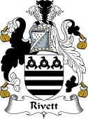 English Coat of Arms for the family Rivett or Riffett