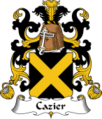 Coat of Arms from France for Cazier
