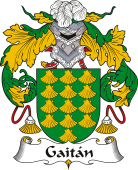 Spanish Coat of Arms for Gaitán