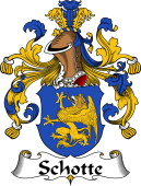 German Wappen Coat of Arms for Schotte
