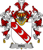 Irish Family Coat of Arms (v.25b) Ring or O'Ring