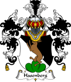German Wappen Coat of Arms (v.25) Hasenberg