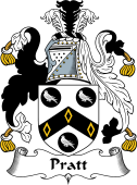 English Coat of Arms for the family Pratt