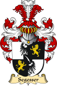 v.23 Coat of Family Arms from Germany for Segesser