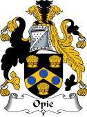 English Coat of Arms for Opie