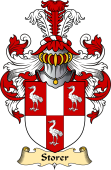 English Coat of Arms (v.23) for the family Storer