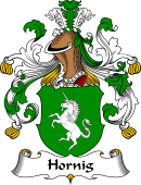 German Wappen Coat of Arms for Hornig