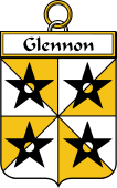 Irish Badge for Glennon or Glenane