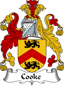 English Coat of Arms for Cook (e)