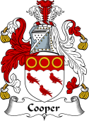 English Coat of Arms for the family Cooper