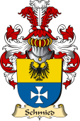 v.23 Coat of Family Arms from Germany for Schmied