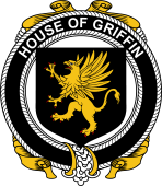 Irish Coat of Arms Badge for the GRIFFIN family