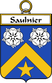French Coat of Arms Badge for Saulnier