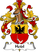 German Wappen Coat of Arms for Heidl