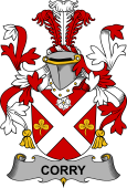 Irish Coat of Arms for Corry or O'Corry