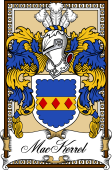 Scottish Coat of Arms Bookplate for MacKerrel