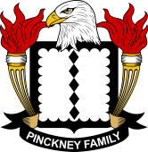 Coat of arms used by the Pinckney family in the United States of America