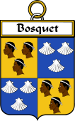 French Coat of Arms Badge for Bosquet
