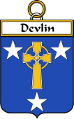 Irish Badge for Devlin or O'Devlin