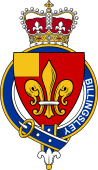 British Garter Coat of Arms for Billingsley (England)