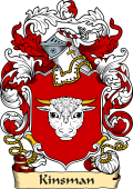 English or Welsh Family Coat of Arms (v.23) for Kinsman
