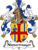 German Wappen Coat of Arms for Niedermayer