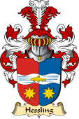 v.23 Coat of Family Arms from Germany for Hessling