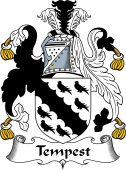 English Coat of Arms for the family Tempest