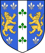 Irish Family Shield for O'Lanigan or Lenigan (Tipperary)