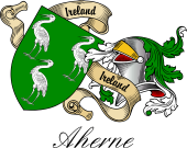 Sept (Clan) Coat of Arms from Ireland for Aherne