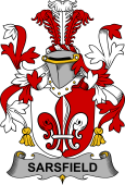 Irish Coat of Arms for Sarsfield