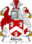 English Coat of Arms for the family Aldred