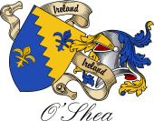 Sept (Clan) Coat of Arms from Ireland for O'Shea