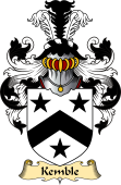 Irish Family Coat of Arms (v.23) for Kemble