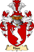 English Coat of Arms (v.23) for the family Hase