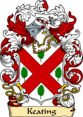 English or Welsh Family Coat of Arms (v.23) for Keating (London)