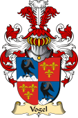 v.23 Coat of Family Arms from Germany for Vogel