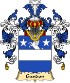 French Family Coat of Arms (v.25) Gondon dit Gandon