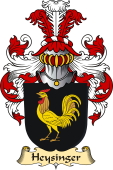 v.23 Coat of Family Arms from Germany for Heysinger