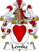 German Wappen Coat of Arms for Lemke