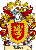 English or Welsh Family Coat of Arms (v.23) for Talbot
