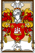 Scottish Coat of Arms Bookplate for Paris (ref Burke's)