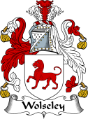 English Coat of Arms for the family Wolseley