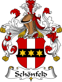 German Wappen Coat of Arms for Schönfeld