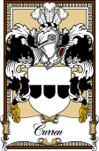 Scottish Coat of Arms Bookplate for Curren