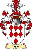 English Coat of Arms (v.23) for the family Cagan