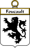 French Coat of Arms Badge for Foucault
